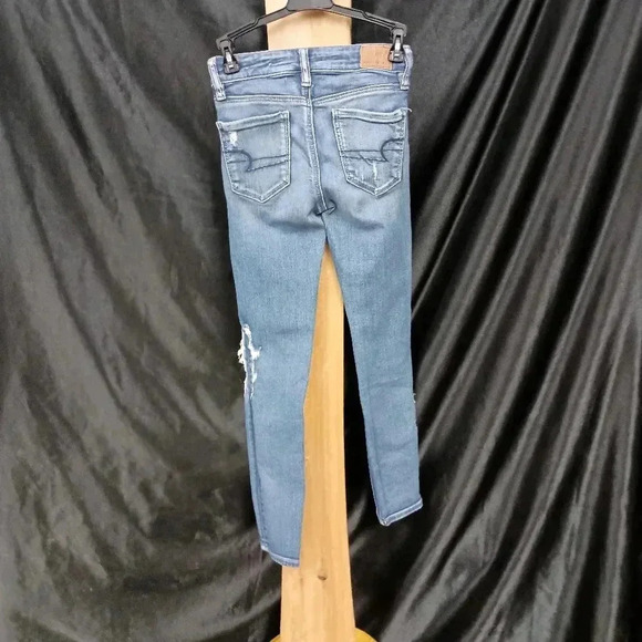 American Eagle Size double zero short blue jeans - Picture 3 of 8